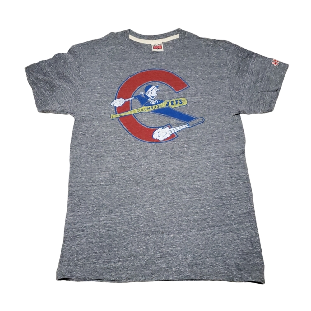 Old School Homage Columbus Jets tee